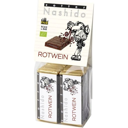 Zotter Schokoladen Nashido Bio - Vin Rouge - 85 g