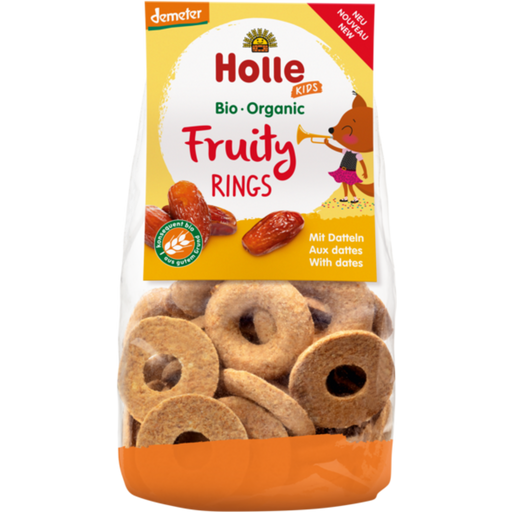Holle Fruity Rings Bio aux Dattes - 125 g