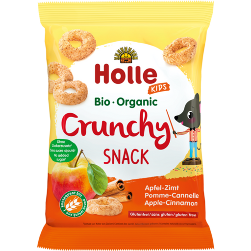 Holle Crunchy Snack Bio Pomme-Cannelle - 25 g