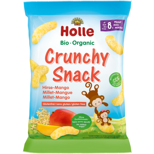 Holle Crunchy Snack Bio - Miglio e Mango - 25 g