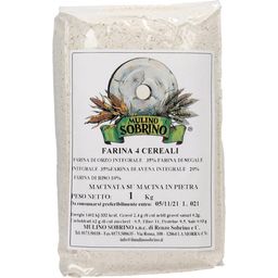 Mulino Sobrino Organic 4-Grain Flour - 900 g