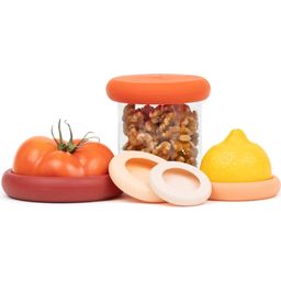 Food Huggers Set di Coperchi in silicone - Terracotta - 1 set