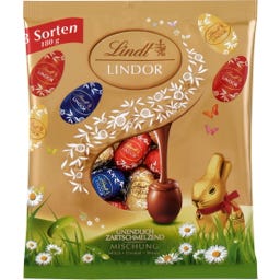 Lindt Lindor Miniäggmix i Påse - 180 g