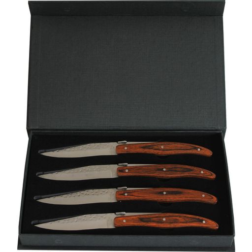 Steak Knife Set with Paccawood Handles - 4 Pieces - 1 Pc.
