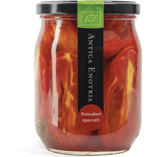 Antica Enotria Pomidory surowe - krojone - w słoiku bio - 580 ml