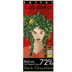 Organic Labooko 72% Belize "Sail Shipped Cacao"
