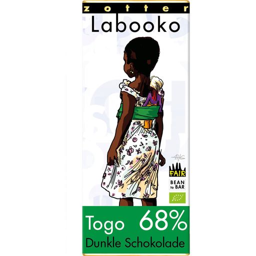 Zotter Schokolade Bio Labooko - 68% Togo - 70 g