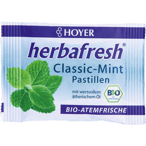 HOYER Organic Herbafresh Mint Lozenges - Classic-Mint