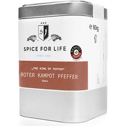 Spice for Life Roter Kampot Pfeffer, ganz - 80 g
