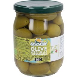 Organic Green Olives 
