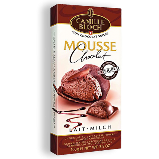 Camille Bloch Mousse Chocolat - Milk Chocolate - 100 g