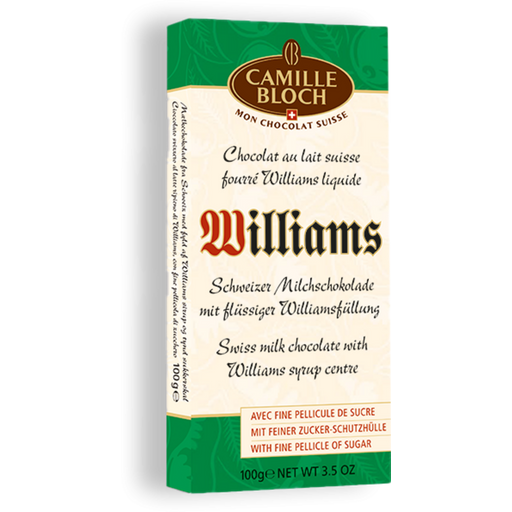 Schokolade mit Likörfüllung in Zuckerkruste - Williams