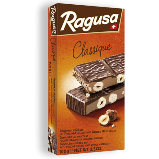 Ragusa Hazelnoot Chocoladereep - Klassiek
