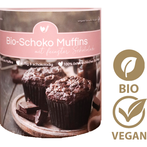 Bio Schoko Muffins mit feinster Schokolade - 433 g