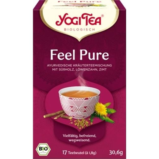 Organic Feel Pure Tea - Yogi Tea Detox, 17 čajových sáčků