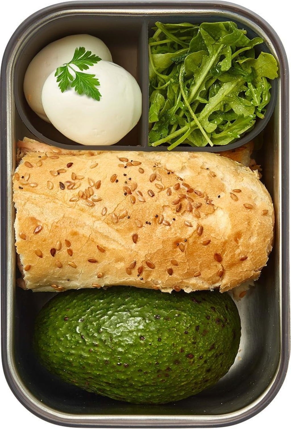 Fiambrera para Sandwich de Acero Inoxidable, Grande