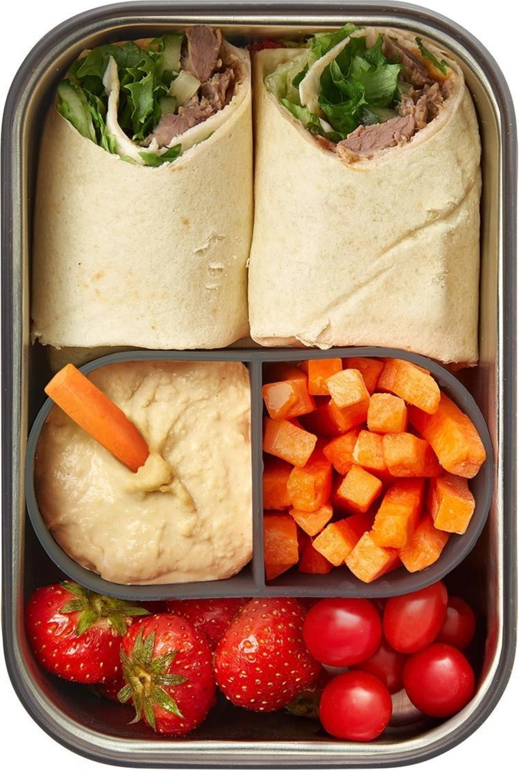 Fiambrera para Sandwich de Acero Inoxidable, Grande