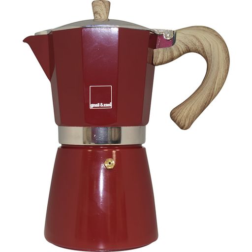 gnali & zani Venezia - Machine à Espresso - 6 Tasses - Rouge