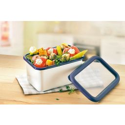 Enamel Food Storage Container with Lid - High - S