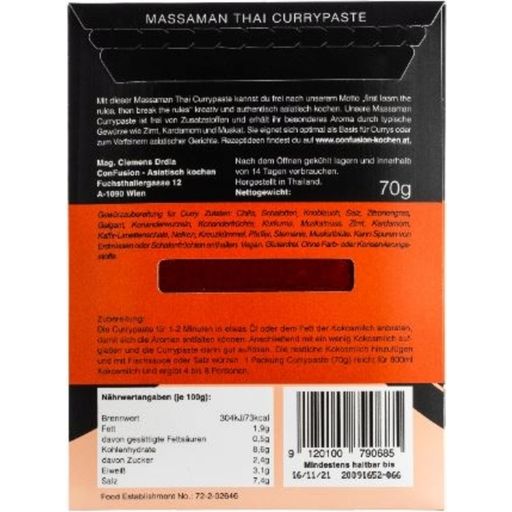 ConFusion Massaman Thai Currypaste - 70 g