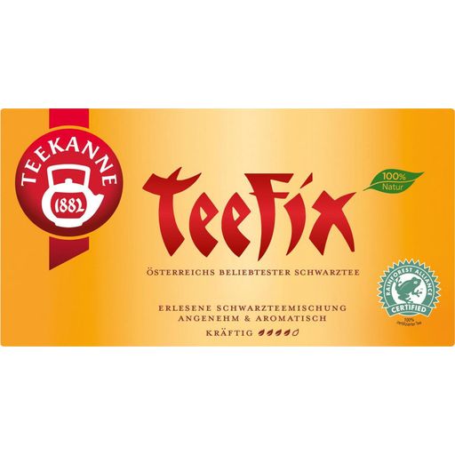 TEEKANNE Teefix - Té Negro Clásico - 20 bolsitas de doble cámara