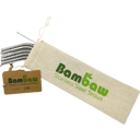 Bambaw Komplet slamic iz nerjavečega jekla - 1 Set