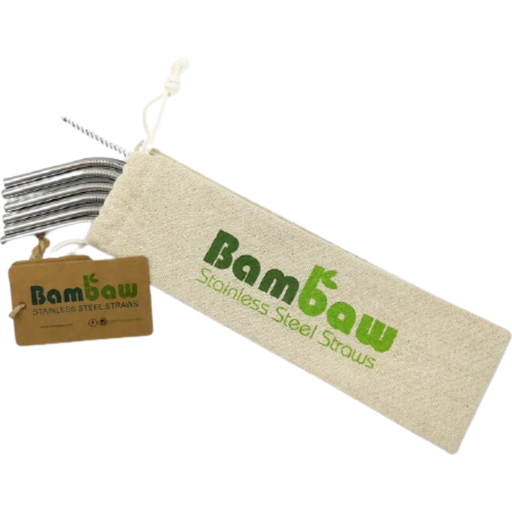 Bambaw Stainless Steel Straw Set - 1 Set