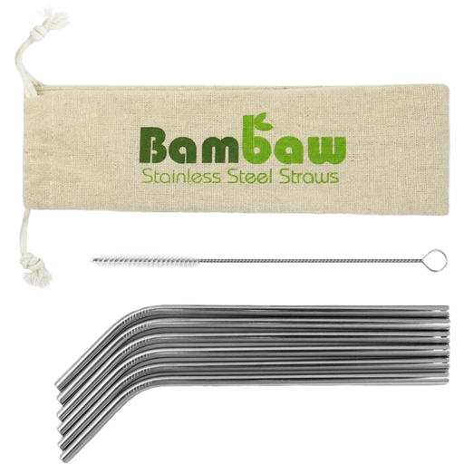 Bambaw Stainless Steel Straw Set - 1 Set