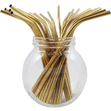 Bambaw Rozsdamentes acél szívószál