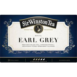 Sir Winston Tea Royal Earl Grey - 20 theezakjes met dubbelgevouwen theekamers