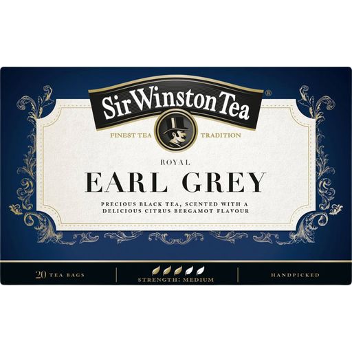 Sir Winston Tea Royal Earl Grey - 20 dupla kamrás teafilter