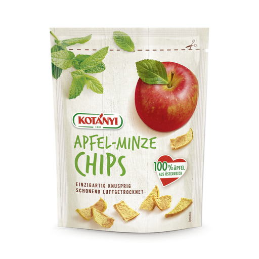 KOTÁNYI Chips de Manzana a la Menta - 40 g