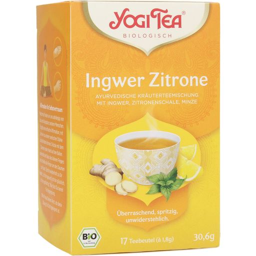 Yogi Tea Ingwer Zitrone Tee Bio - 1 Packung
