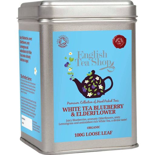Bio Weißer Tee mit Blaubeere und Holunderblüte - 100 g
