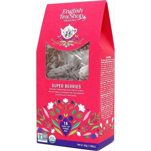 English Tea Shop Organic Super Berries - 15 pyramid bags