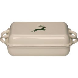 RIESS Casserole Dish with Lid- Green Stag - 1 Pc.