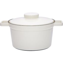 RIESS Casserole Dish with Lid (24cm) - White