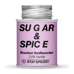 Sugar & Spice - Bourbon Vanilla (2.5% Vanilla) - 90 g