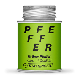 Stay Spiced! Pfeffer grün ganz "Malabar - 1.Qualität"