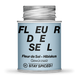Stay Spiced! Fleur de Sel - Wild Rosella Hibiscus - 80 g