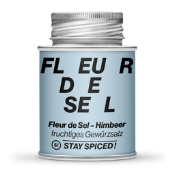Stay Spiced! Fleur de Sel / Flor de Sal - Himbeer - 80 g