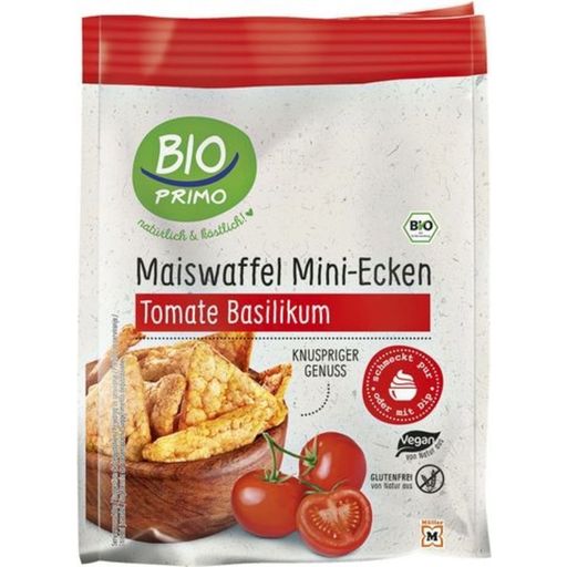Mini Tortitas de Maíz Bio - Tomate y albahaca