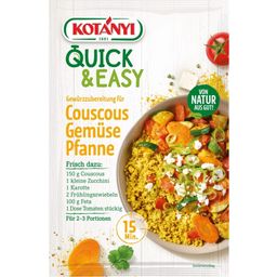 KOTÁNYI Quick & Easy Couscous Gemüse Pfanne
