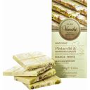 Tablette Chocolat Blanc aux Noisettes, Pistaches et Amandes Salées - 100 g