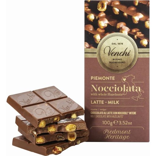 Tableta de Chocolate con Leche con Avellanas Enteras - 100 g