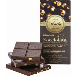 Tablette de Chocolat Noir aux Noisettes Entières - 100 g