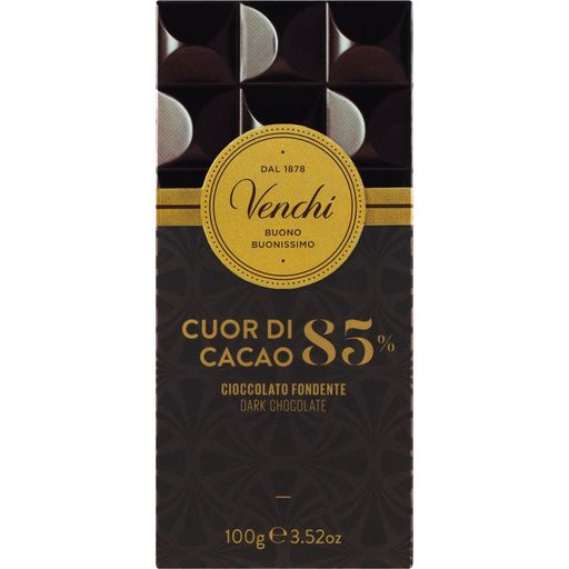 Cuor di Cacao - Tablette de Chocolat Noir 85% - 100 g