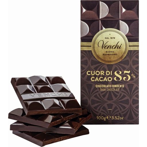 Cuor di Cacao - Tablette de Chocolat Noir 85% - 100 g