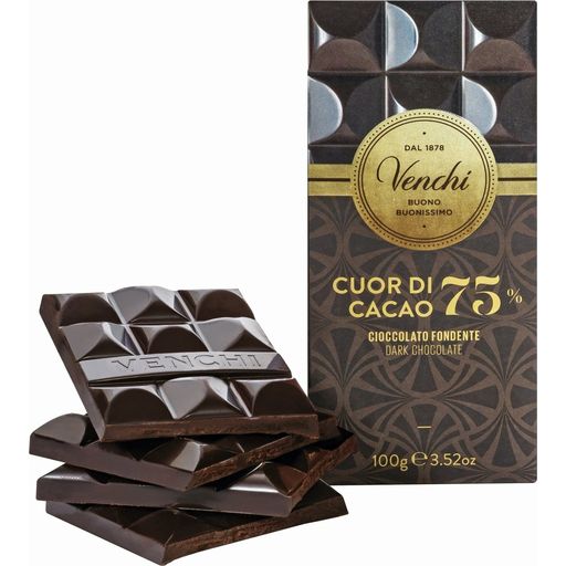 Cuor di Cacao - Tavoletta di Cioccolato Fondente 75% - 100 g