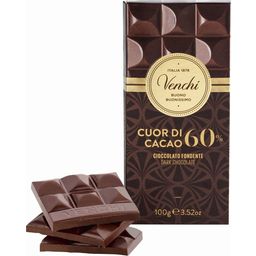 Cuor di Cacao - Tablette de Chocolat Noir 60% - 100 g